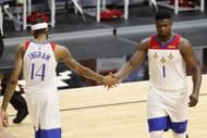 Brandon Ingram and Zion Williamson (New Orleans Pelicans v Miami Heat)